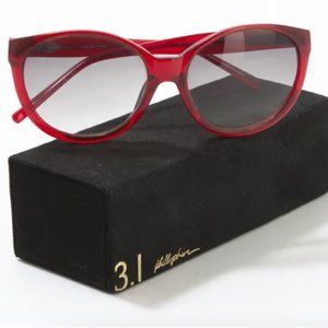 3.1 Phillip Lim Margot red cat eye designer sunglasses